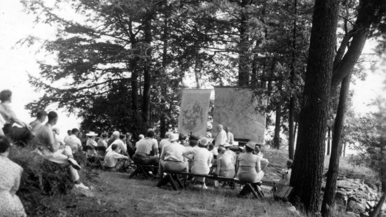 A meeting of the Forest Preserve Association of New York.